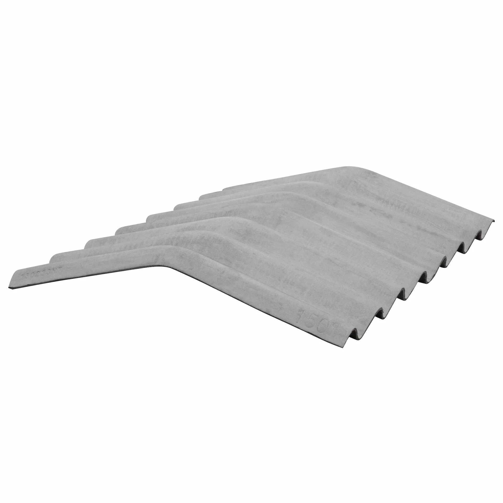 Cranked Crown Big 6 Fibre Cement Ridge Natural Grey - Image 7