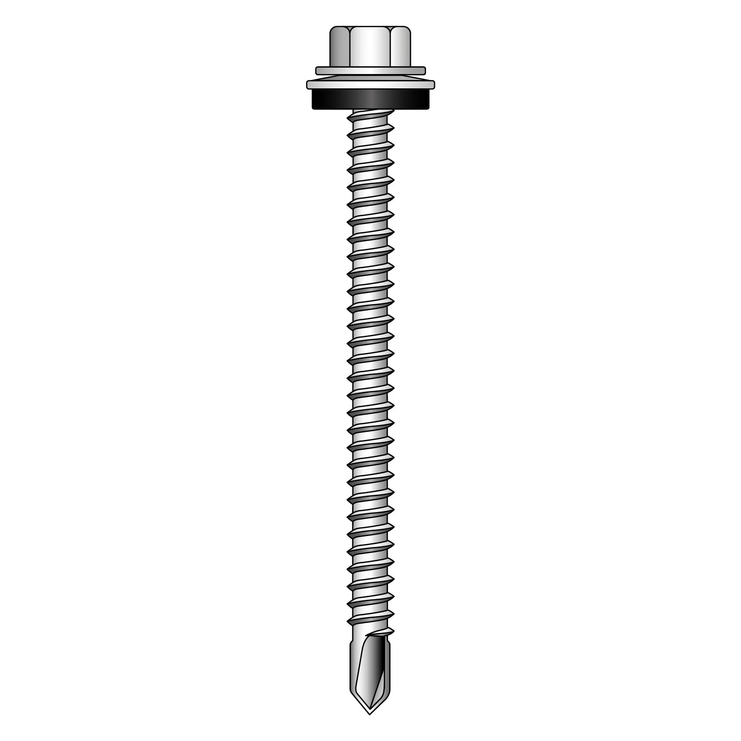 Insulated Panel 10mm to Light Section Fixings 6.5x70mm (Pack of 100) - Image 3